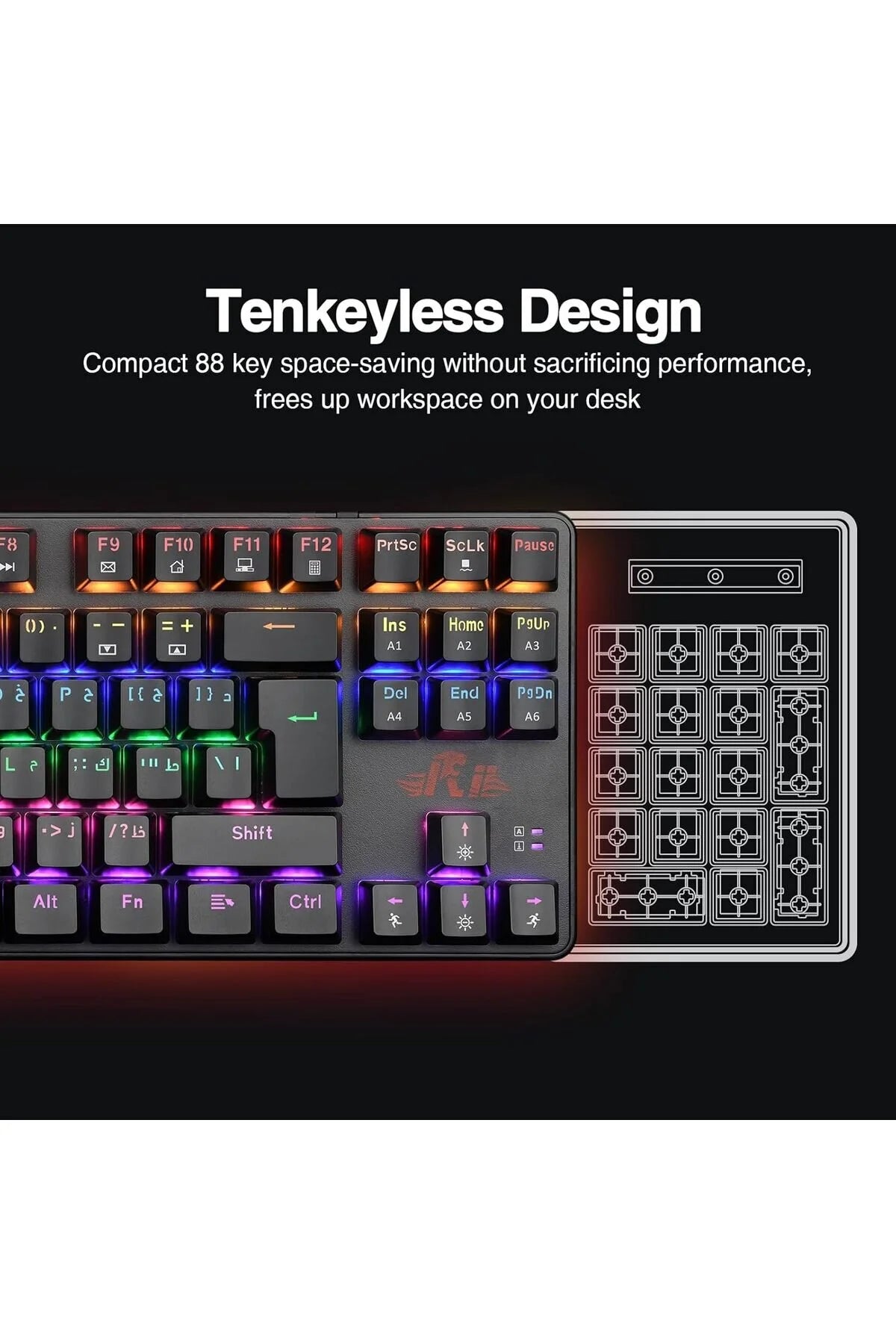 Rii Mechanical Gaming Keyboard, RK908